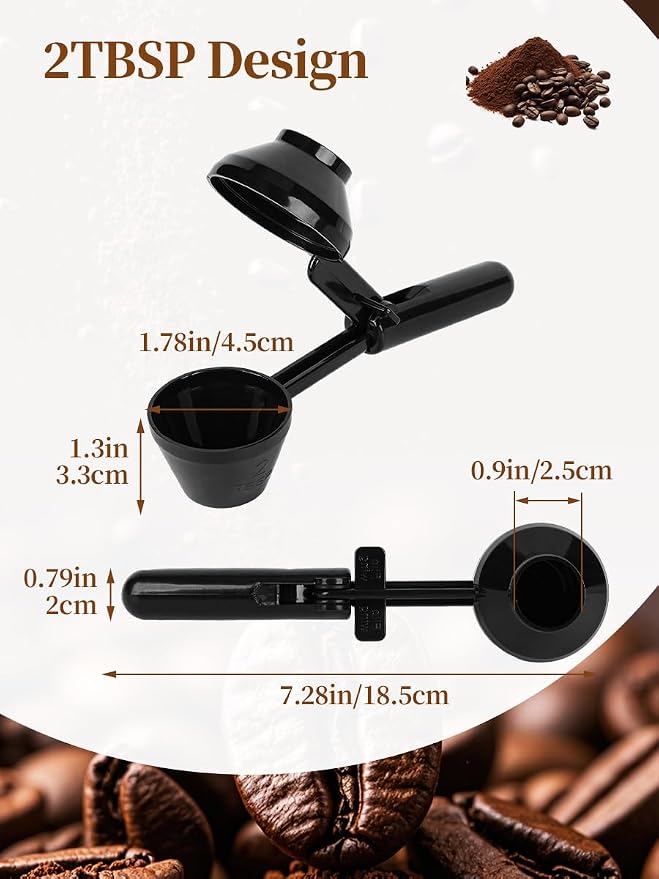 Coffee Scoop & Funnel for Ground Coffee Reusable K Cup Refiller, Barista - Image 2
