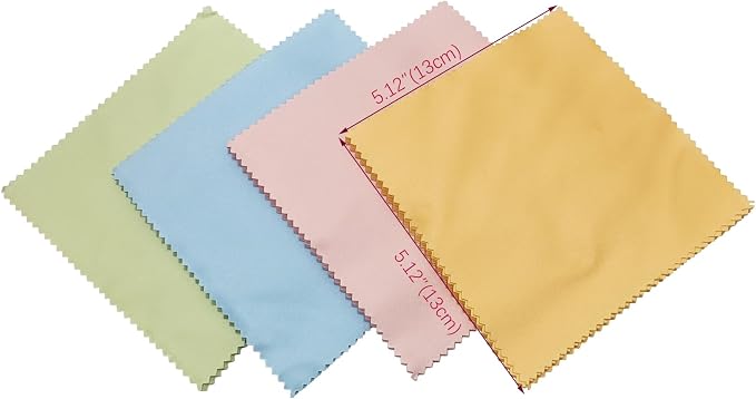 100pcs Microfiber Glasses Cleaning Cloth Lens Cleaning Cloths - Image 5