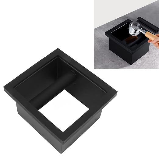 Coffee Ground Knock Box with Built in Waste Chute, Stainless Steel Container - Image 8