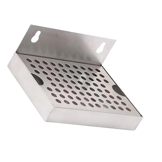 Sturdy 304 Nonrust Steel Wall Mounted Rectangular Pubs Drip Tray Feature Quick - Image 8