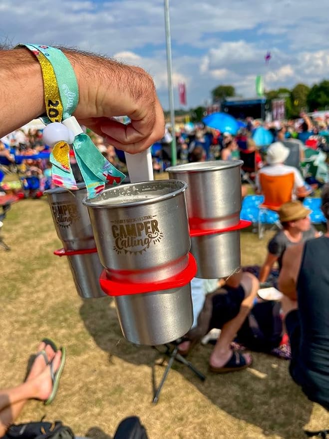 CarryAround Fold Away Cup Carrier/Caddy Take-Out Coffee Soft Drink Pint Beer - Image 2
