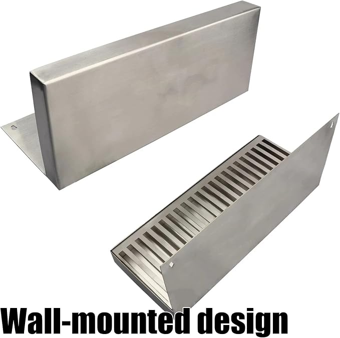 Wall Mount Drip Pan Easy to Clean, Stainless Steel Drip Tray Beer - Image 5