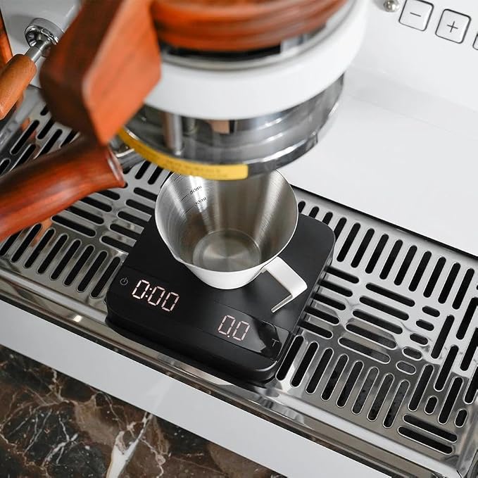 watchget Stainless Steel Espresso Cups, Single Spout & Scale Measuring Cup - Image 7