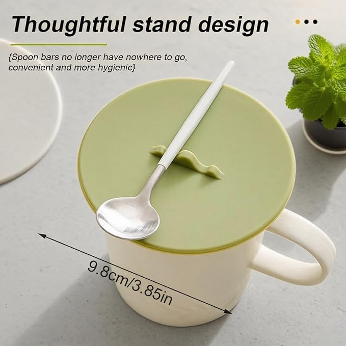 flower Silicone Cup Covers, Flexible Mug Covers, Tea Pots, Hot Cup Lids - Image 2