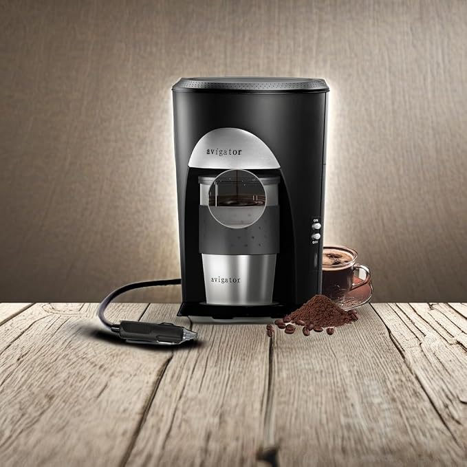Portable Coffee Maker for Travel Camping Car, Compact Drip Coffee Machine - Image 5
