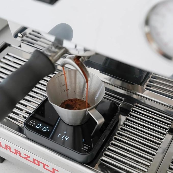 watchget Stainless Steel Espresso Cups, Single Spout & Scale Measuring Cup - Image 3