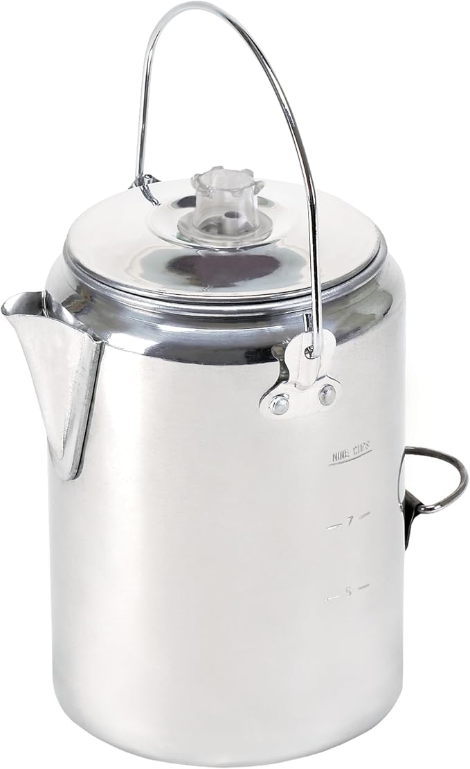 Stansport Aluminum Percolator Coffee Pot by Stansport