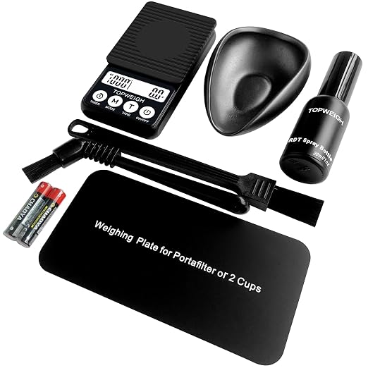 Waterproof Espresso Scale Kit, 1000g x 0.1g, Portafilter Weighing Plate - Image 7