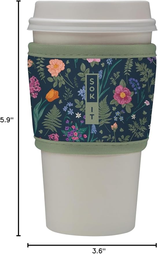 Sok It HotSok Coffee & Tea Reusable Insulated Neoprene Cup Sleeve - Image 7