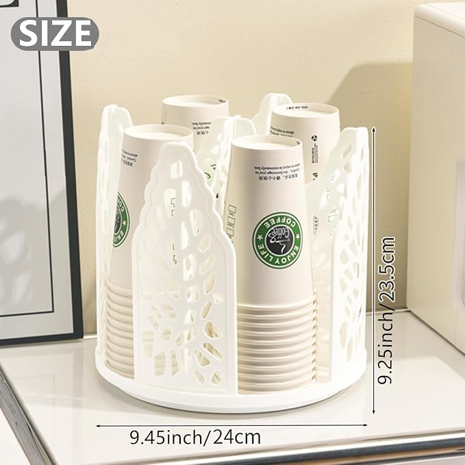 Rotating Paper Cup Dispenser Holder - Image 2
