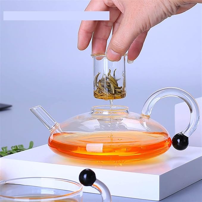 Tea Kettle Electric Pottery Stove Borosilicate Glass Teapot Cup Coffee - Image 4