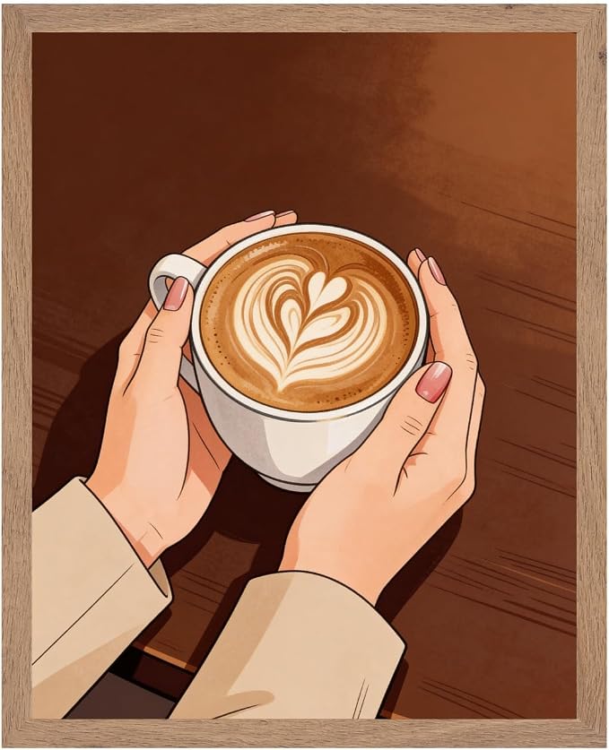 Lawrence Williams Designs Latte Art Coffee Poster by LawrenceWilliamsDesigns