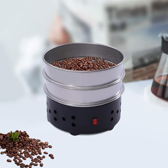 Coffee Bean Cooler, 1.3lb Electric Coffee Roasting Cooling Machine, 2 Layer - Image 5