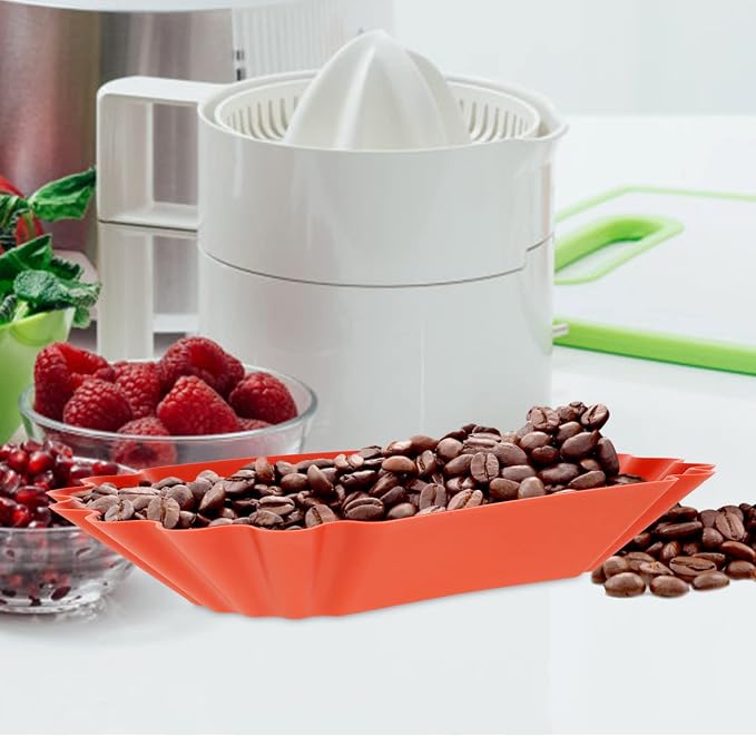 SHERCHPRY 4pcs Coffee Bean Sample Display Tray Versatile Measuring Plate - Image 5