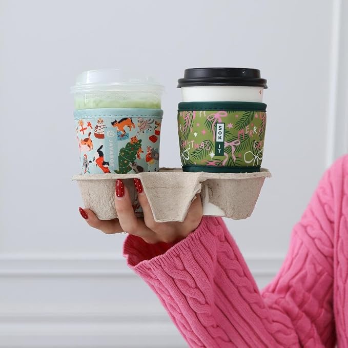 Sok It JavaSok Iced Coffee & Cold Soda Insulated Neoprene Cup Sleeve - Image 3