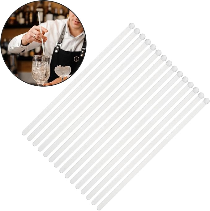 iplusmile 100pcs Disposable Tip Drink Stirring Sticks Cocktail Stirrers - Image 2