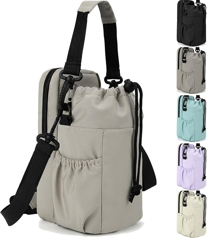 Water Bottle Holder with Strap, 32/40oz Insulation Water Bottle Carrier Bag by JRQCSJY