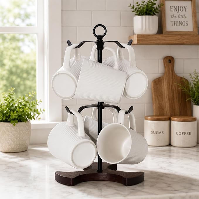 2-Tier Mug Tree Holder for Countertop - Image 3