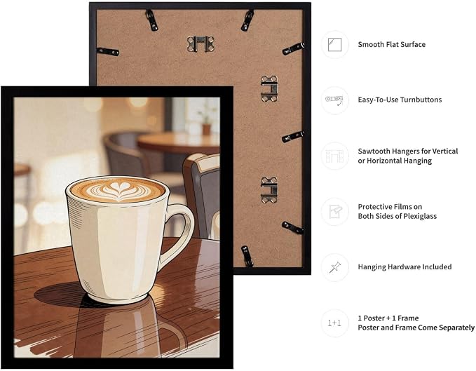 Lawrence Williams Designs Cafe Latte Poster - Image 3
