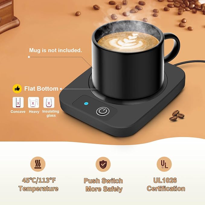 Azyh Candle Warmer & Coffee Mug Warmer, Electric Coffee Warmer - Image 2
