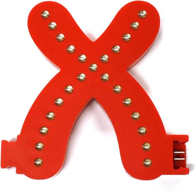 M&T Displays LED Marquee Letter Lights Modular Red Light Up Alphabet Initial X by MTDisplays