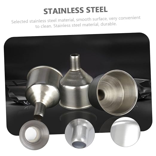 10Pcs Stainless Steel Kitchen Funnels - Image 7
