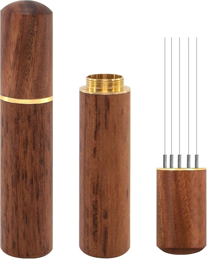 Zolunu Espresso Coffee Stirrer 5 Needles 0.4mm Espresso Distribution Tools by Zolunu