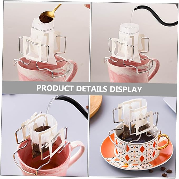ULTECHNOVO Reusable Hanging Ear Coffee Dripper Stand Portable Food Grade - Image 4