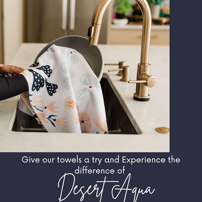 || 3 Pack|| Double Sided Dish Towels || Waffle Weave Microfiber || Highly - Image 8
