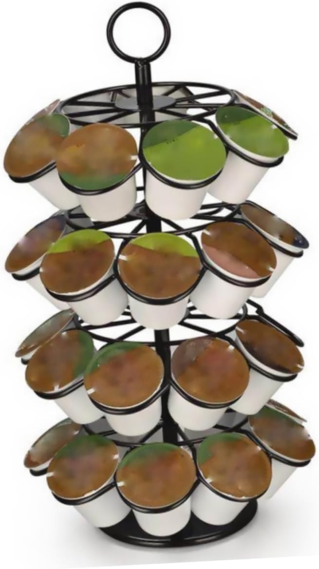 Alipis Coffee Capsule Storage Rack 4-Layer Creative Rotating Organizer - Image 5