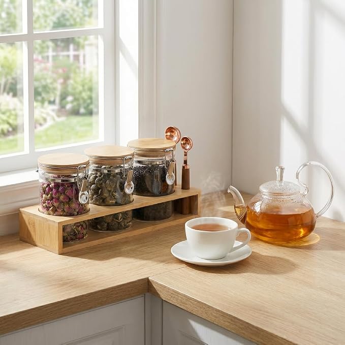 Airtight Glass Tea Containers - Image 2