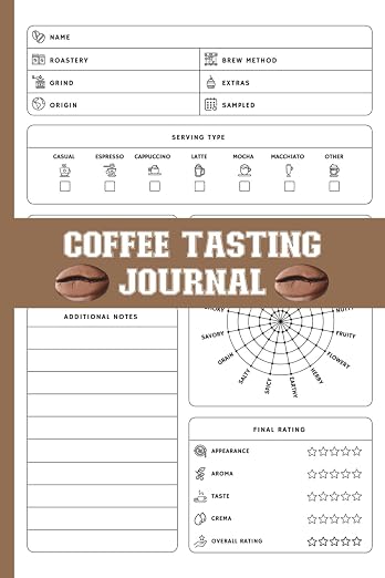 Coffee Tasting Journal: A Logbook by Unknown