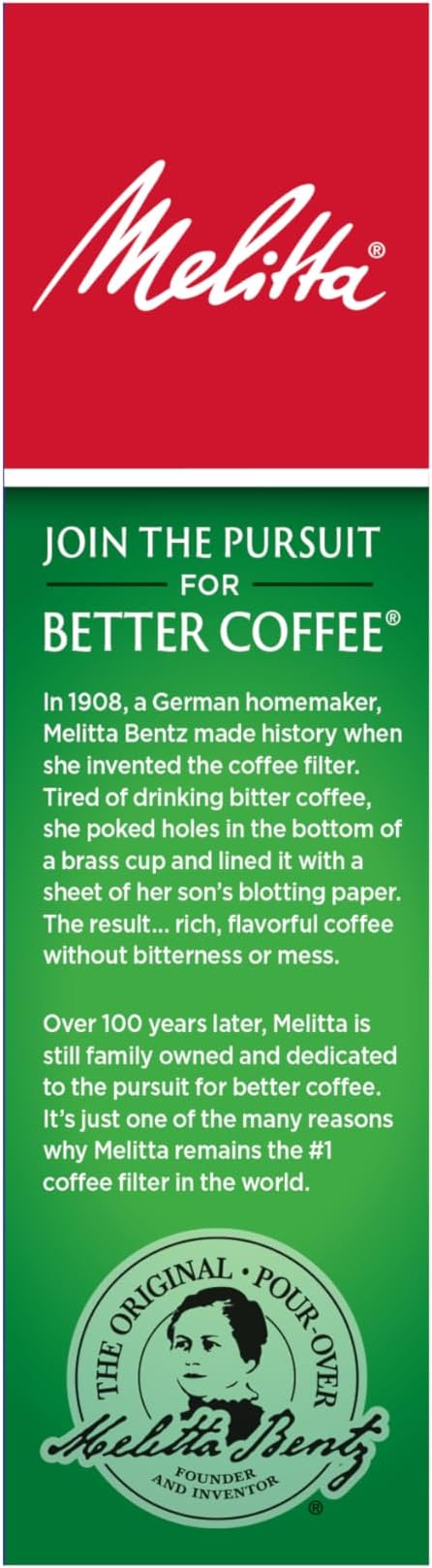 Melitta #4 Unbleached Coffee Filters, Natural Brown, Flavor Enhancing Coffee - Image 6