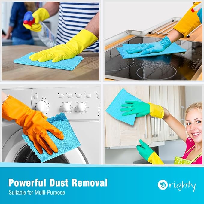 Orighty Microfiber Cleaning Cloth, 5 Pack Highly Absorbent Cleaning Rags - Image 5