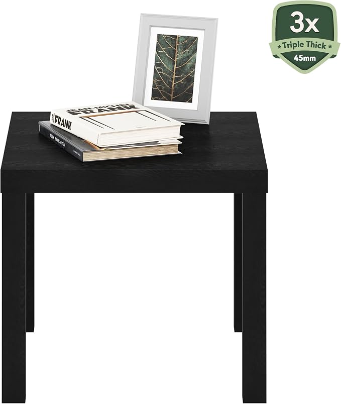 Furinno Classic Homey Square Parsons Side End Table - Image 6