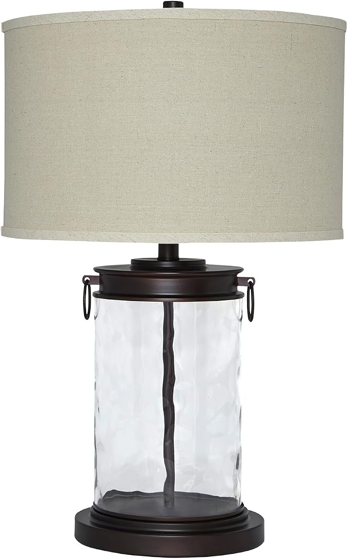 Signature Design by Ashley Tailynn Modern 25.25" Glass Table Lamp by Unknown