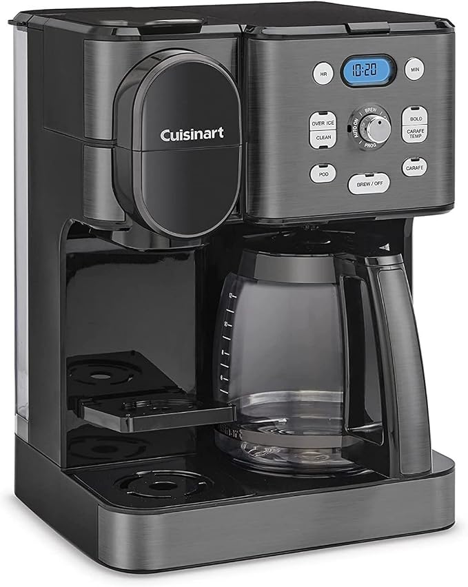 Cuisinart 12-Cup Coffee Maker, Single-Serve Brewer Glass Carafe, Automatic Hot - Image 2