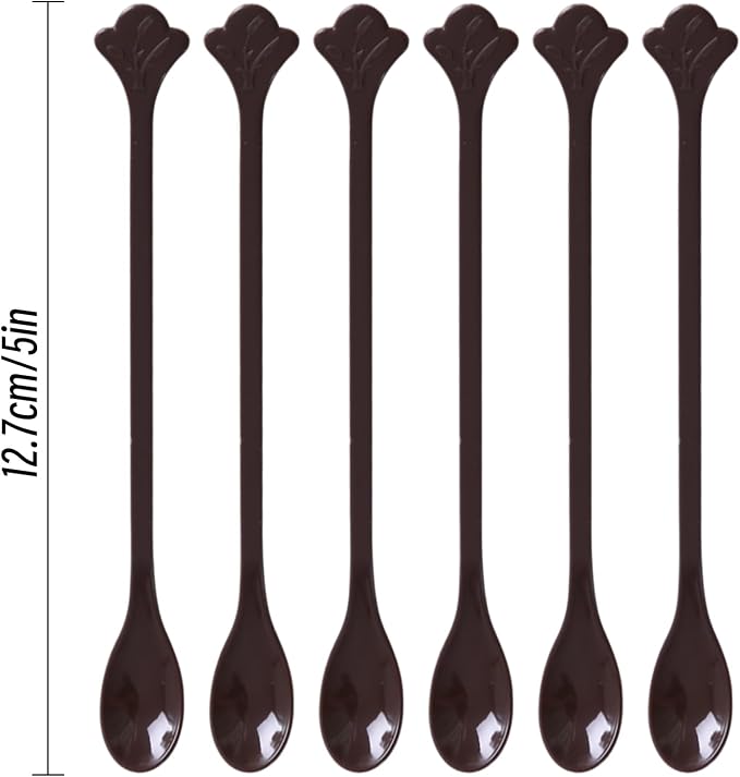 200 Pcs Coffee Cocktail Stirrer Stick Spoon Disposable Plastic Mini Stir Cup - Image 2