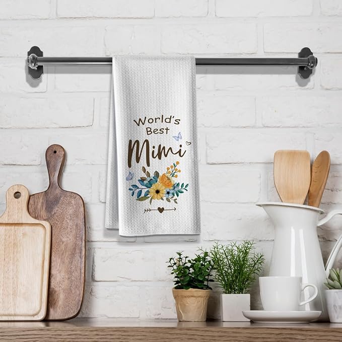 Kitchen Towels for Mimi-Funny Joked Hand Dish Kitchen DéCor, Hilarious - Image 2