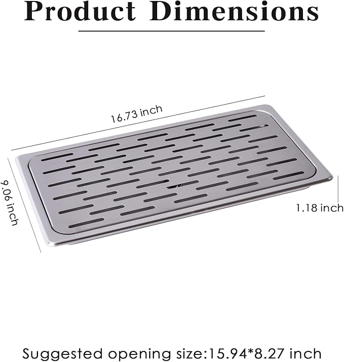 Stainless Steel Drip Tray - Image 2