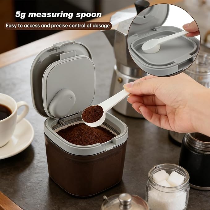 Airtight Coffee Canister, Coffee and Dry Food Storage Container - Image 5