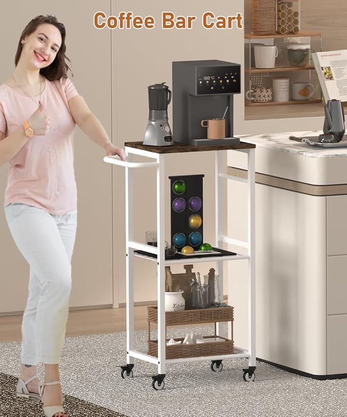 Kitchen Microwave Stand Cart - Image 5