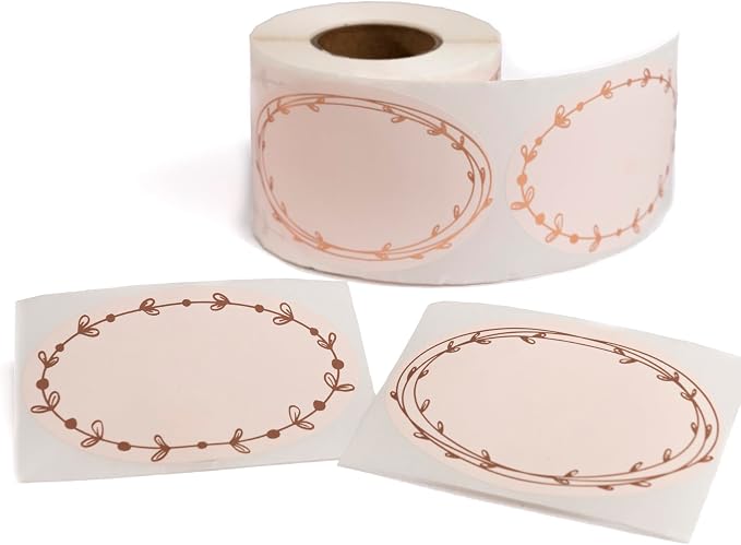 MONEST Waterproof & Oil Resistant Jar & Lid Stickers by Monest