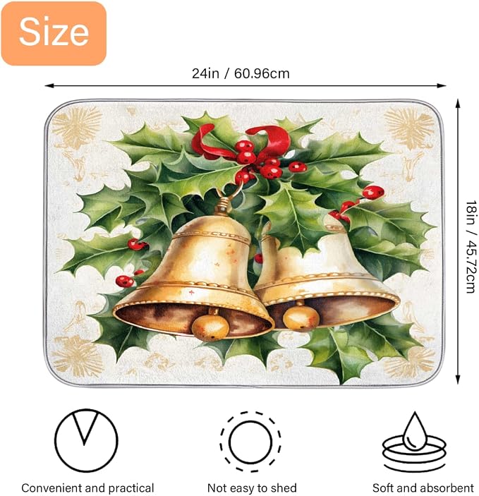 Dish Drying Mat, Kitchen Counter Quick Dry Pads - Image 2