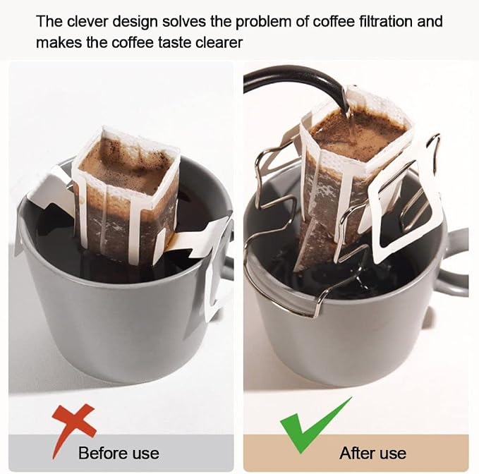 Coffee Filter Holder, Portable Reusable Outdoor Tea Filters Dripper Baskets - Image 5