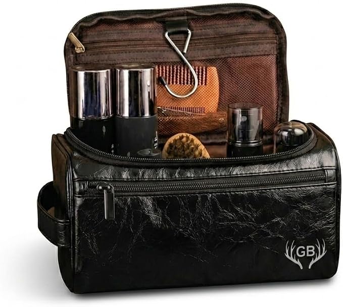 Ayperoad® Personalized Leather Toiletry Bag by AYPEROADDirect