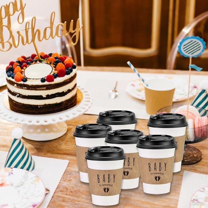 Baby Is Brewing Coffee Sleeves, Hot Iced Coffee Sleeves - Image 5