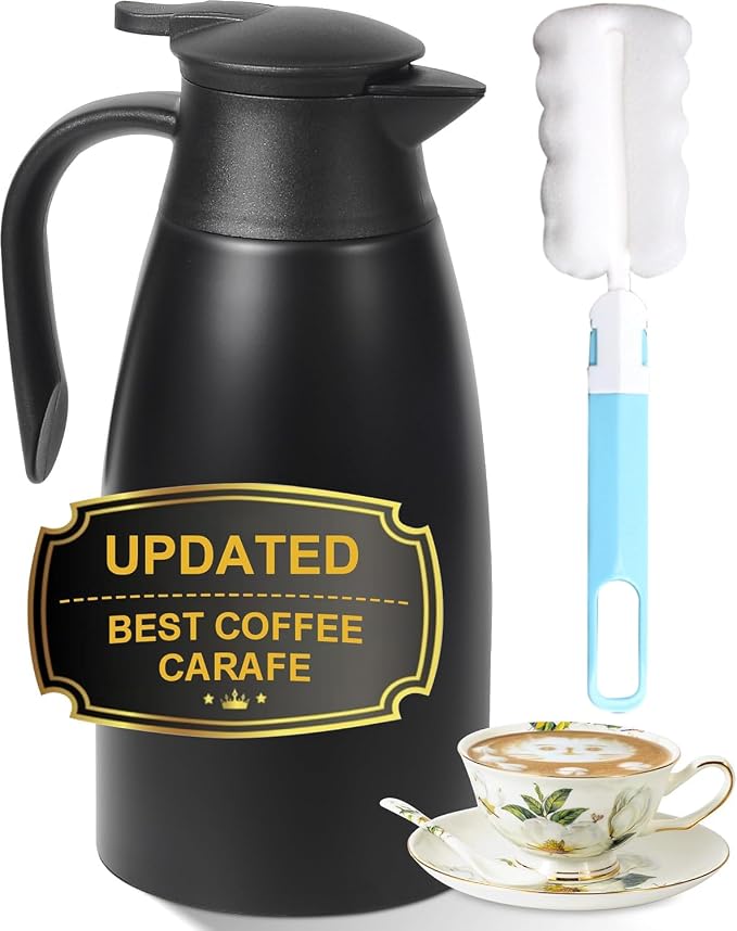70oz Thermal Coffee Carafe for keeping hot, Updated Carafes for hot liquid by Tgvasz