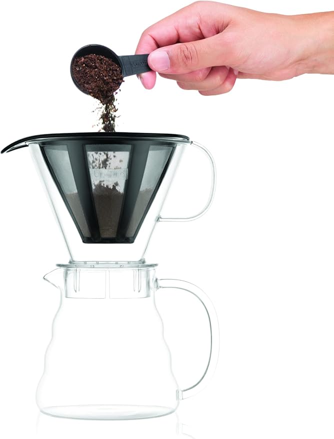 Bodum Melior Pour Over Borosilicate Glass Coffee Dripper - Image 3