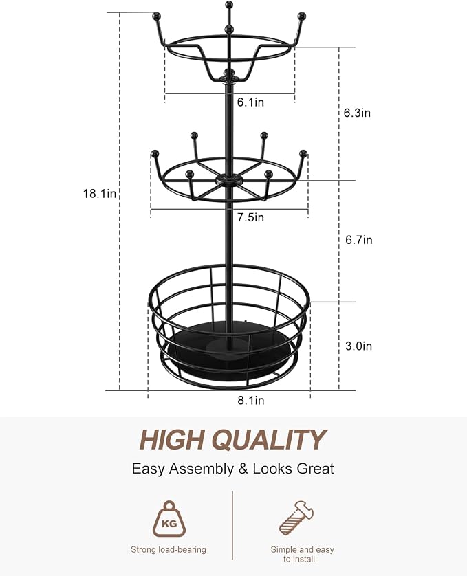 360° Rotating Coffee Mug Holder - Image 3